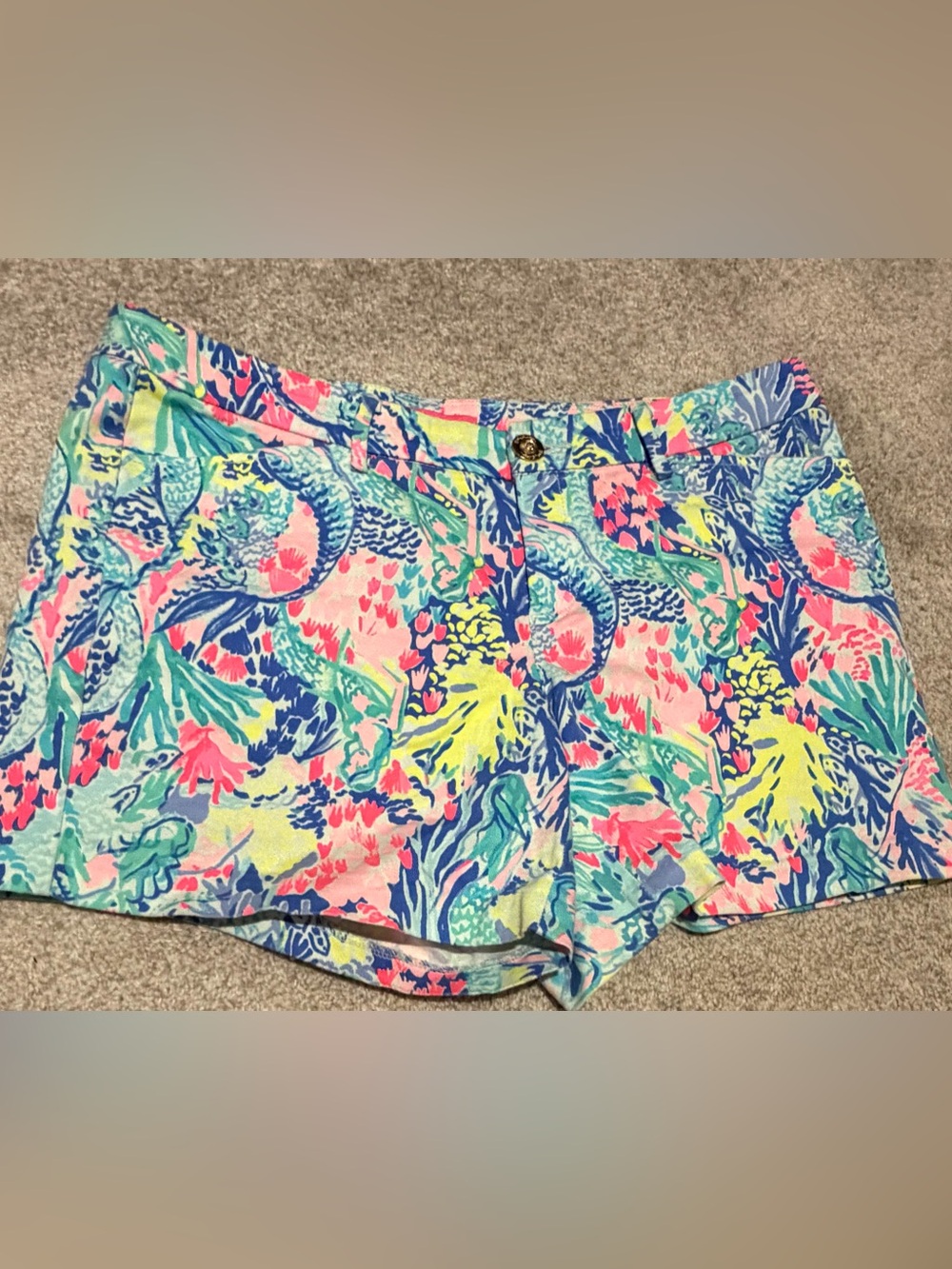 Lilly Pulitzer Sirens Cove Callahan Short Size 10